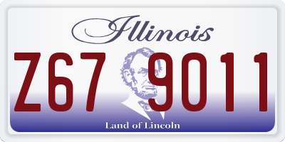 IL license plate Z679011