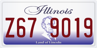IL license plate Z679019