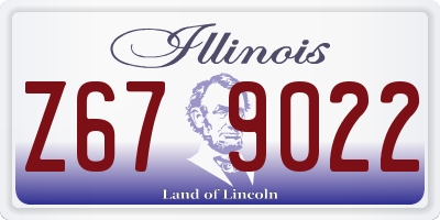 IL license plate Z679022