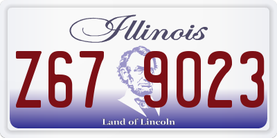 IL license plate Z679023