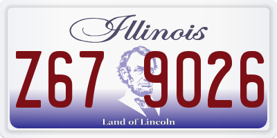 IL license plate Z679026