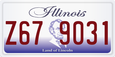 IL license plate Z679031