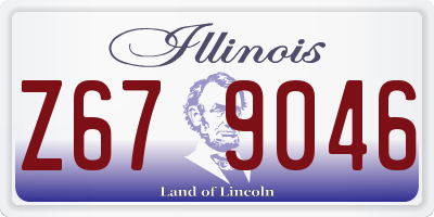 IL license plate Z679046