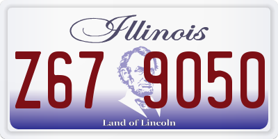IL license plate Z679050