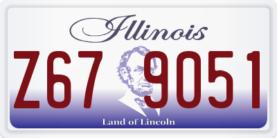 IL license plate Z679051