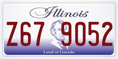 IL license plate Z679052