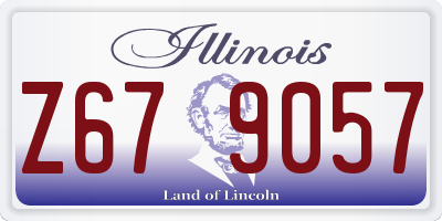 IL license plate Z679057