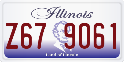 IL license plate Z679061