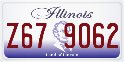 IL license plate Z679062