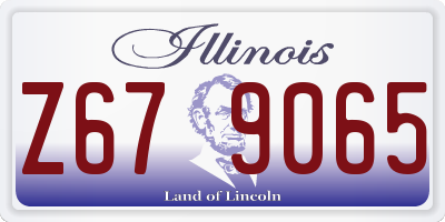IL license plate Z679065