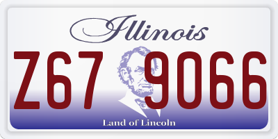 IL license plate Z679066
