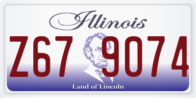 IL license plate Z679074