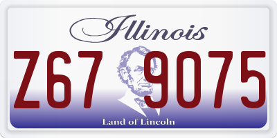 IL license plate Z679075