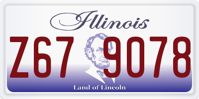 IL license plate Z679078