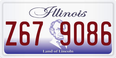 IL license plate Z679086
