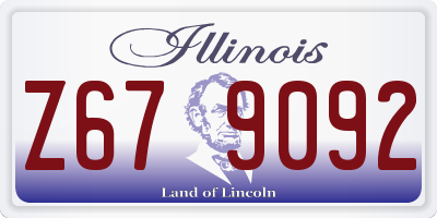 IL license plate Z679092