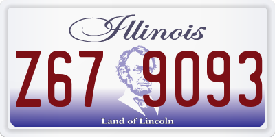 IL license plate Z679093