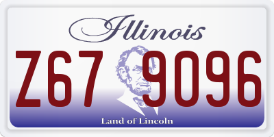 IL license plate Z679096