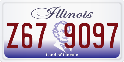 IL license plate Z679097