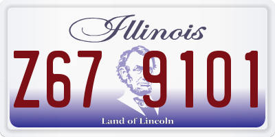 IL license plate Z679101