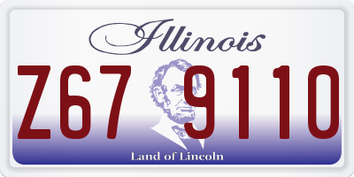 IL license plate Z679110