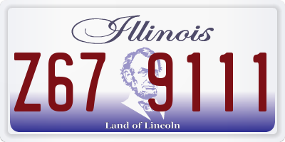 IL license plate Z679111
