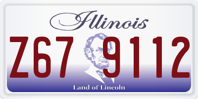 IL license plate Z679112