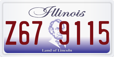 IL license plate Z679115