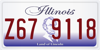 IL license plate Z679118