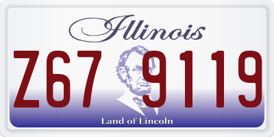 IL license plate Z679119