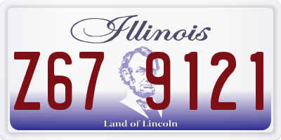 IL license plate Z679121