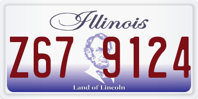 IL license plate Z679124