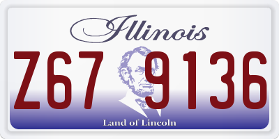 IL license plate Z679136