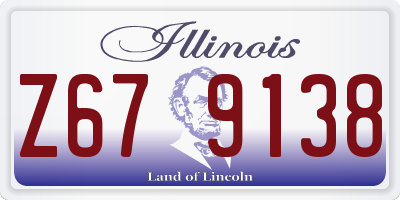 IL license plate Z679138