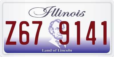 IL license plate Z679141