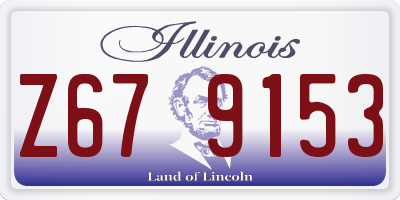 IL license plate Z679153