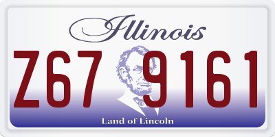 IL license plate Z679161
