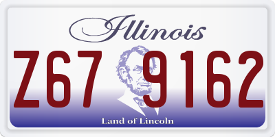 IL license plate Z679162