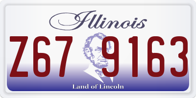 IL license plate Z679163