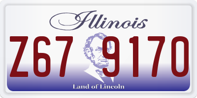 IL license plate Z679170