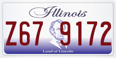 IL license plate Z679172