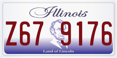 IL license plate Z679176