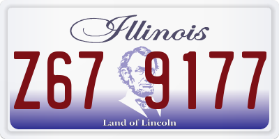 IL license plate Z679177