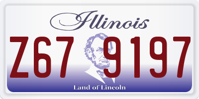 IL license plate Z679197