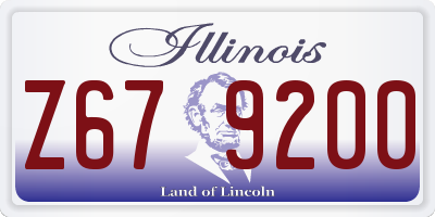 IL license plate Z679200