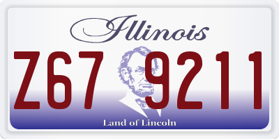 IL license plate Z679211