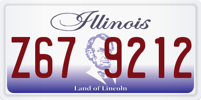 IL license plate Z679212