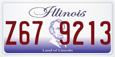 IL license plate Z679213