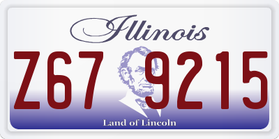 IL license plate Z679215