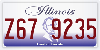 IL license plate Z679235